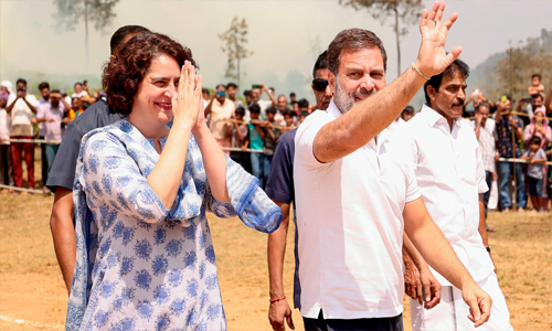 രാഹുലിനൊപ്പം പ്രിയങ്ക ഗാന്ധി ഇന്ന് വയനാട്ടില്‍, നാളെ നാമനിര്‍ദേശ പത്രിക സമര്‍പ്പിക്കും