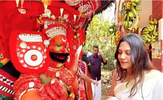 ജ്യോതി മല്‍ഹോത്ര കണ്ണൂരില്‍ തെയ്യം കാണാനെത്തി, ദൃശ്യങ്ങള്‍ സോഷ്യല്‍ മീഡിയയില്‍; അന്വേഷണം