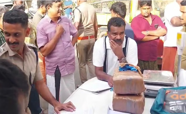 പഞ്ചായത്ത് അംഗത്തിന്റെ കടയില്‍ ഒളിപ്പിച്ച 7 കിലോ കഞ്ചാവ് പിടികൂടി, അറസ്റ്റ്