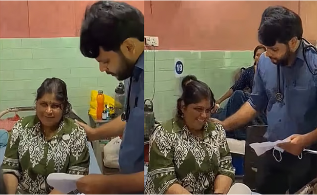 മാണിക്യക്കല്ലാല്‍ മേഞ്ഞു മെനഞ്ഞേ….’, പാട്ട് പാടി വൈറലായി ഡോക്ടറും രോഗിയും; കയ്യടിച്ച് സോഷ്യല്‍മീഡിയ