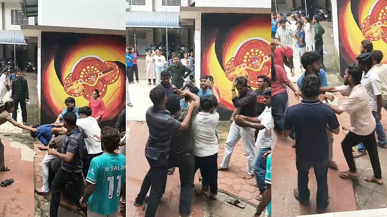 ആര്‍ട്സ് ഫെസ്റ്റിനെച്ചൊല്ലി കെഎസ് യു-എസ്എഫ്‌ഐ സംഘര്‍ഷം; തൃശൂര്‍ ലോ കോളജ് അടച്ചു