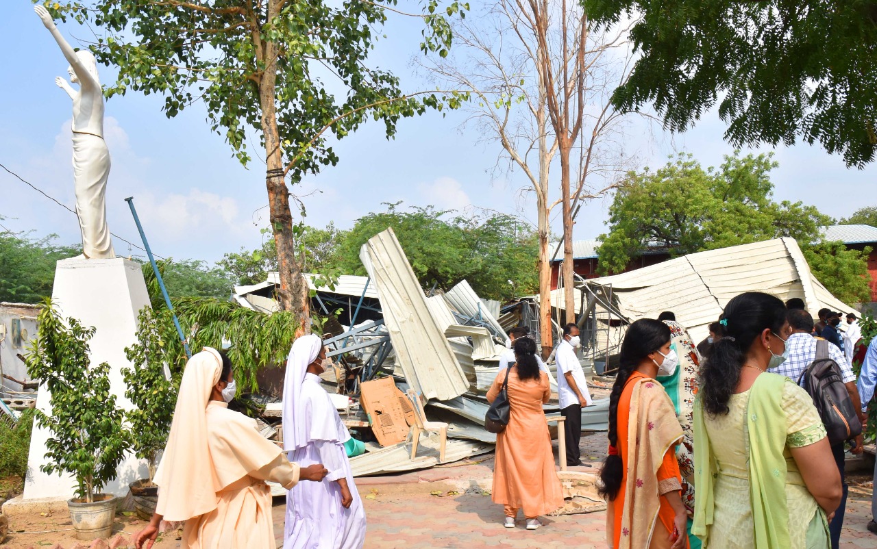 ഡൽഹി അന്ധേരിയ മോഡിലെ ലിറ്റിൽ ഫ്ലവർ കത്തോലിക്ക ദേവാലയം പൊളിച്ച അധികൃതരുടെ നടപടി മതേതരത്വത്തിനെ തിരേയുള്ള കടുത്ത വെല്ലുവിളി: കെ.സുധാകരന്‍.