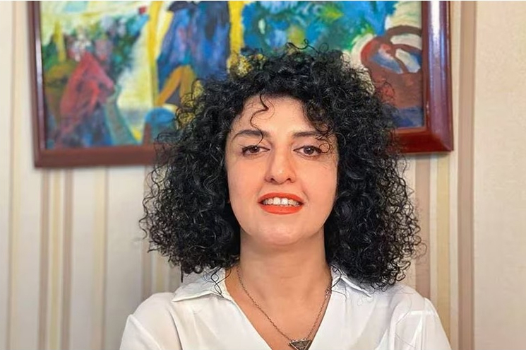 സമാധാനത്തിനുള്ള നൊബേല്‍ നര്‍ഗീസ് മൊഹമ്മദിക്ക്;  ഇറാനിലെ വനിതകളെ അടിച്ചമര്‍ത്തുന്നതിന് എതിരെയും എല്ലാവര്‍ക്കും മനുഷ്യാവകാശവും സ്വാതന്ത്ര്യവും ഉറപ്പാക്കാനും നടത്തിയ പോരാട്ടം പ്രശംസീനിയം.