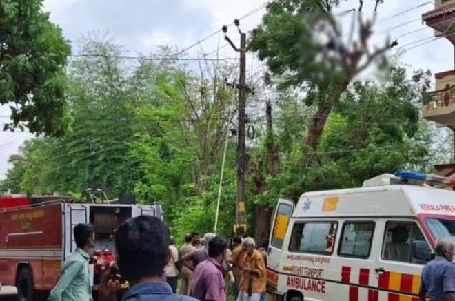 ചില്ലവെട്ടാന്‍ വേപ്പുമരത്തില്‍ കയറി; തൊഴിലാളി ഷോക്കേറ്റു മരിച്ചു