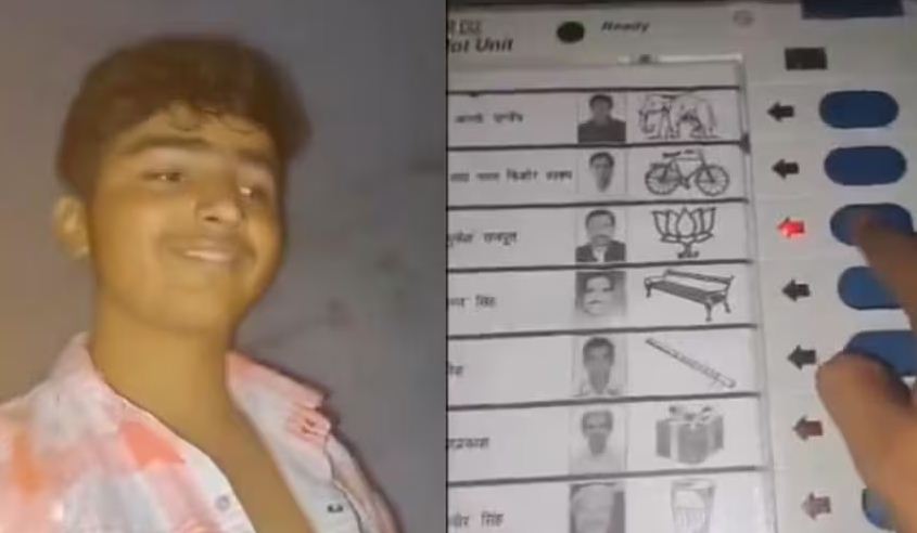 ബിജെപിക്ക് അനുകൂലമായി 8 തവണ വോട്ടുചെയ്യുന്ന വീഡിയോ പുറത്ത്; വോട്ടർ അറസ്റ്റിൽ, റീപോളിങ്ങിന് ശുപാർശ