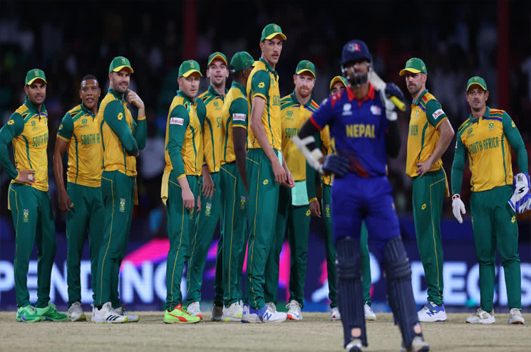 കിട്ടിയ കളി കൈവിട്ട് നേപ്പാള്‍, തോല്‍വി ഒരു റണ്ണിന്; ഗ്രൂപ്പില്‍ അപരാജിതരായി ദക്ഷിണാഫ്രിക്ക