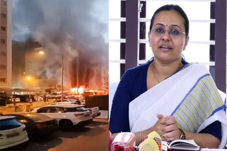 വീണാ ജോര്‍ജ് കുവൈത്തിലേക്ക്; മരിച്ചവരുടെ കുടുംബത്തിന് 5 ലക്ഷം ധനസഹായം, പരിക്കേറ്റവര്‍ക്ക് ഒരുലക്ഷം, ദുരന്തത്തിന് ഇരയായ 49ല്‍ 43ഉം ഇന്ത്യക്കാര്‍, 18 മലയാളികളെ തിരിച്ചറിഞ്ഞു, മൃതദേഹങ്ങള്‍ ഉടന്‍ നാട്ടിലെത്തിക്കാനുള്ള ശ്രമങ്ങള്‍ ആരംഭിച്ചതായി ഇന്ത്യന്‍ വിദേശ   കാര്യമന്ത്രാലയം, മൃതദേഹങ്ങള്‍ തിരിച്ചറിയാന്‍ ഡിഎന്‍എ ടെസ്റ്റ് നടത്തും. കുവൈത്ത് വിദേശകാര്യമന്ത്രി