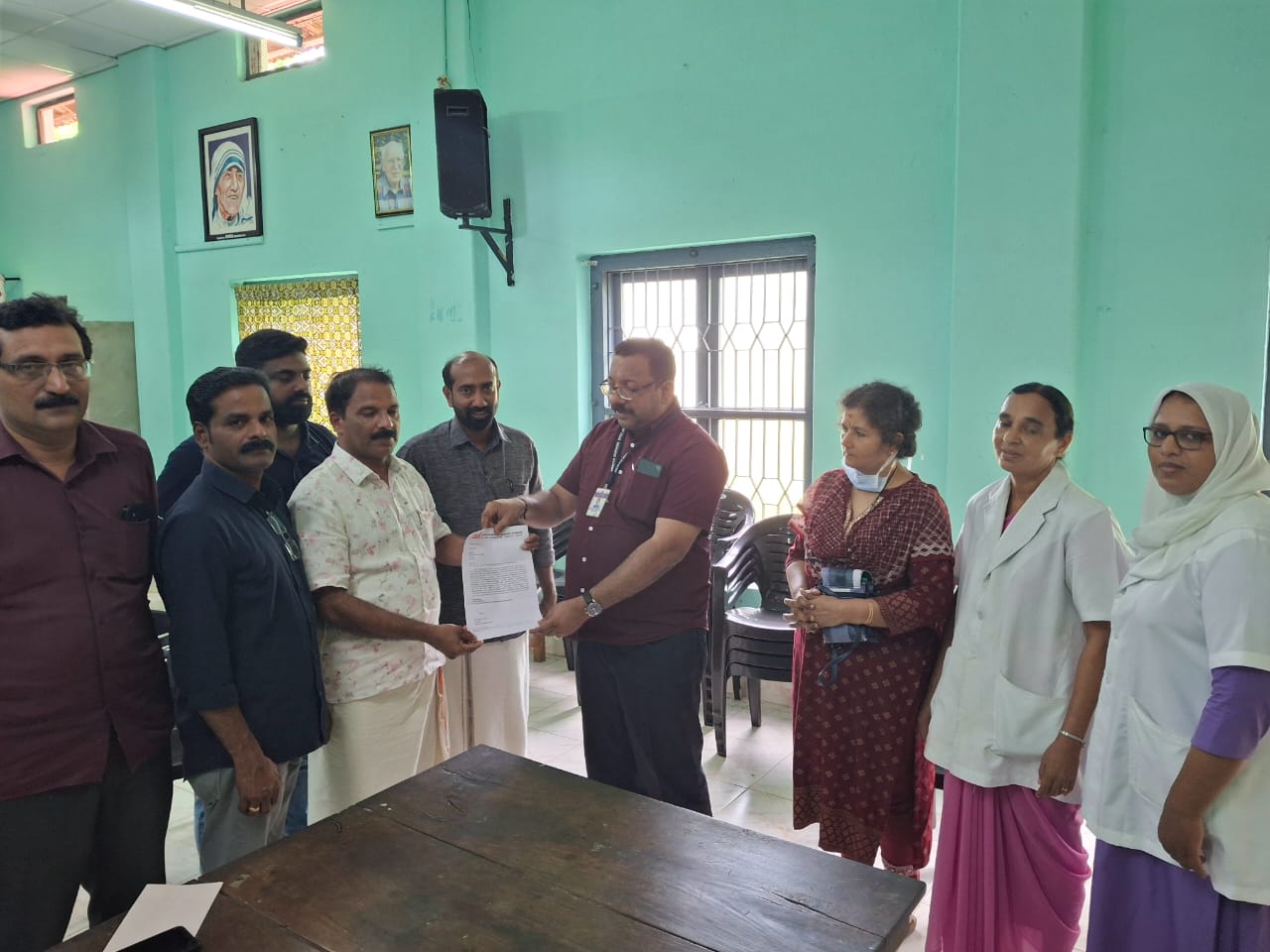 ഡെർമറ്റോളജി ആശുപത്രിക്കുള്ള കേളിയുടെ സഹായം തുടരും; ധാരണാപത്രം കൈമാറി.