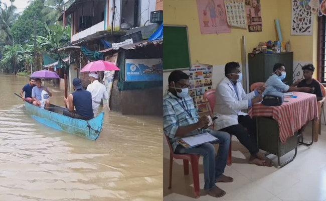 കോഴിക്കോട് വെള്ളപ്പൊക്കം രൂക്ഷം: വീടുകളിൽ എത്താനാകാതെ കിഴക്കൻ മേഖലയിലുള്ളവര്‍