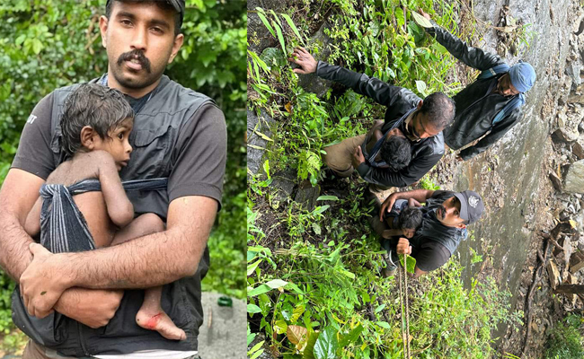 ചെങ്കുത്തായ പാറപ്പൊത്തില്‍ നിന്ന് രക്ഷിച്ചത് നാലുപിഞ്ചുകുഞ്ഞുങ്ങളെ; വനം വകുപ്പ് ഉദ്യോഗസ്ഥര്‍ക്ക് ബിഗ് സല്യൂട്ട്