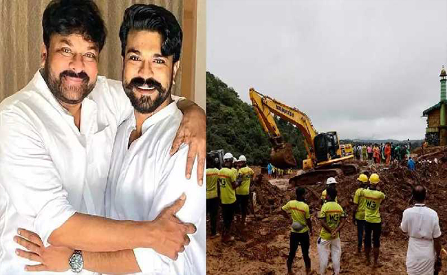 ഹൃദയം വേദനിക്കുന്നു…’ വയനാടിനെ ചേർത്ത് പിടിച്ച് ചിരഞ്ജീവിയും രാം ചരണും; മുഖ്യമന്ത്രിയുടെ ദുരിതാശ്വാസ നിധിയിലേക്ക് 1 കോടി സംഭാവന നൽകി