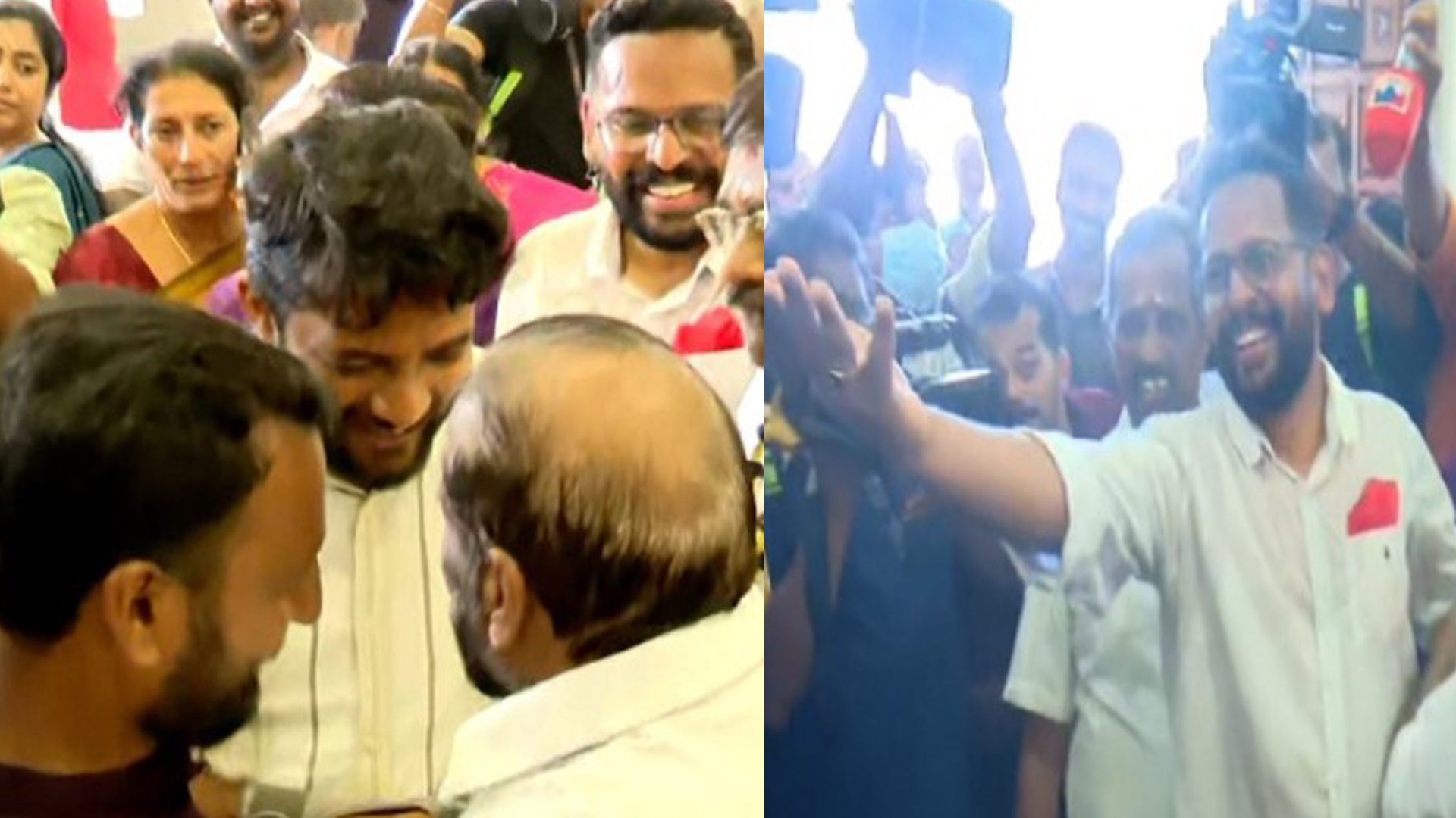 താന്‍ ഇവിടെയുണ്ട്, കൈ തരൂ’; സരിന്റെ ഹസ്തദാനം നിരസിച്ച് ഷാഫിയും രാഹുലും, സരിന്‍ പ്രവര്‍ത്തകരെയും നേതാക്കളെയും നിരന്തരം അവഹേളിക്കുന്നയാളാണ് രാഹുല്‍.