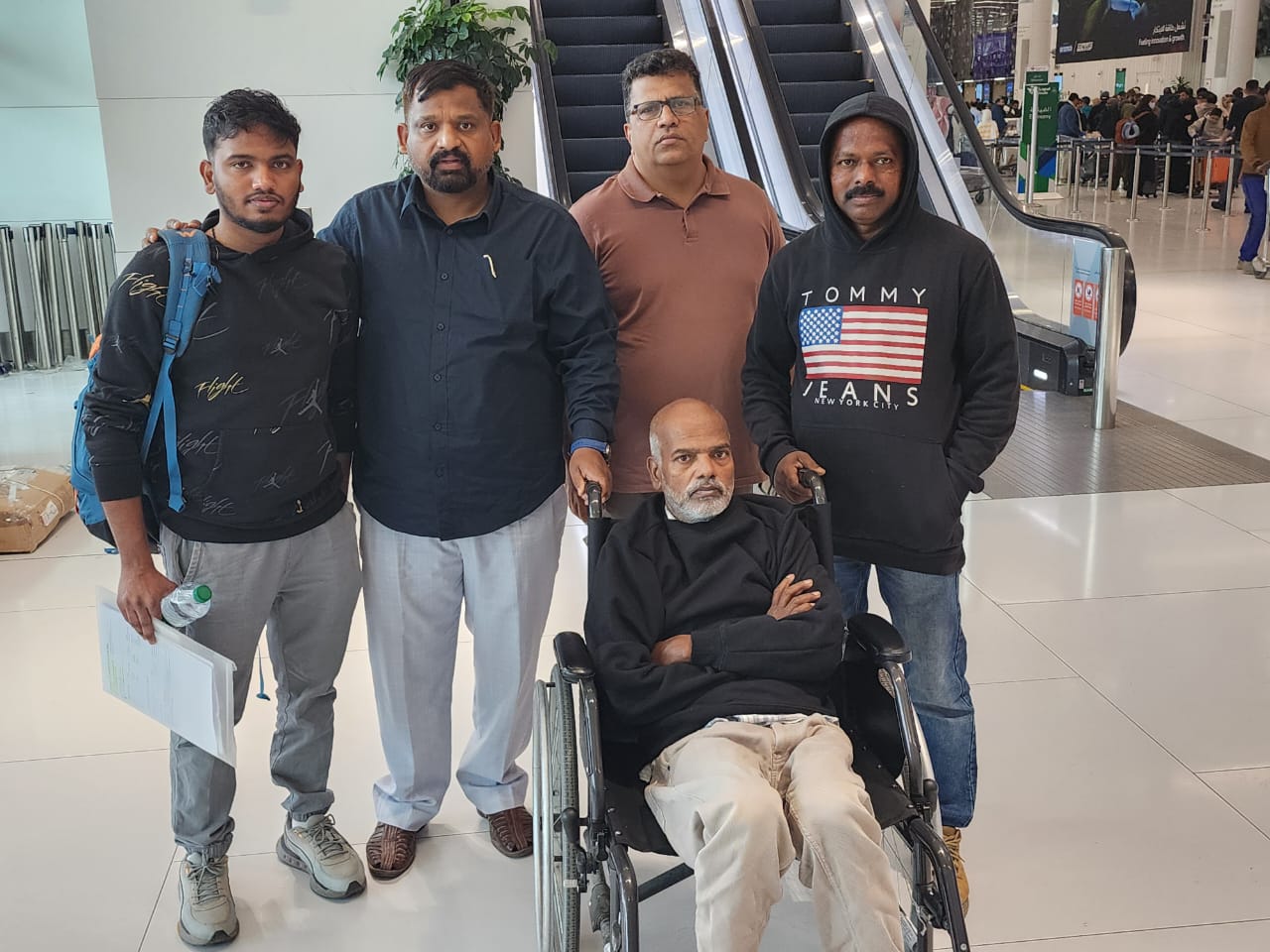 എയർപോർട്ടിൽ നിന്നും തിരിച്ചയച്ച പ്രവാസി ഒരു മാസത്തെ ചികിത്സക്ക് ശേഷം നാട്ടിലേക്ക് മടങ്ങി.