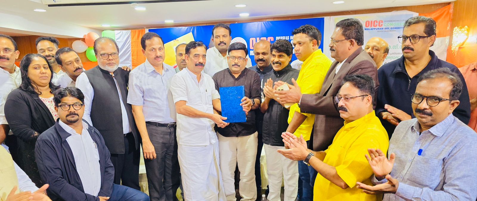 സലീം കളക്കര റിയാദ് ഒഐസിസി അധ്യക്ഷനായി ചുമതലയേറ്റു