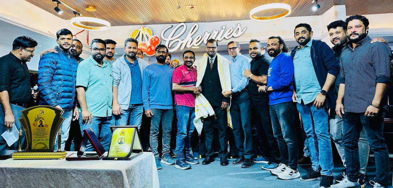 യൂസഫ് കാക്കഞ്ചേരിക്ക് റിയാദ് ടാക്കിസിന്റെ സ്നേഹാദരവ്