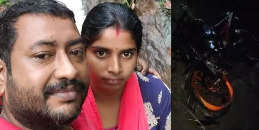 ബൈക്കുകൾ കൂട്ടിയിടിച്ച് തിരുവനന്തപുരത്ത് ദമ്പതികൾ മരിച്ചു 2 യുവാക്കൾ അത്യാസന്നനിലയില്‍