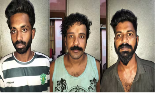വിനോദ സഞ്ചാരികളുടെ  മൊബൈലടക്കം കവർന്നു വസ്ത്രങ്ങൾ അഴിച്ചെടുത്ത് കടലിലെറിഞ്ഞു, മൂന്നു പേർ അറസ്റ്റിൽ