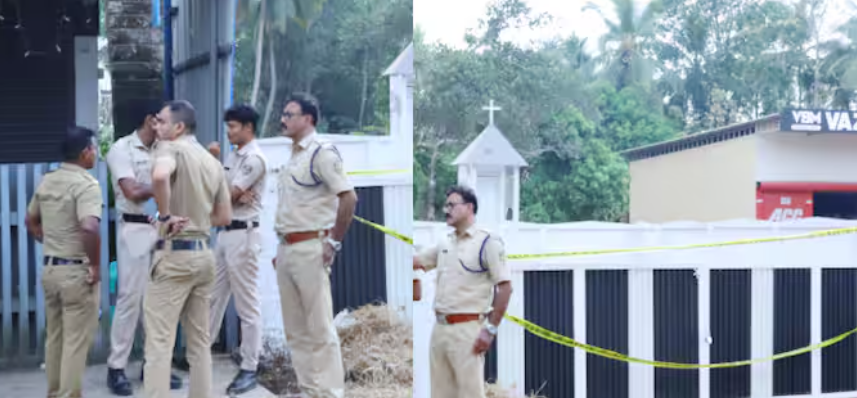 തൃശൂരിൽ  പള്ളിവക സ്ഥലത്തെ രൂപക്കൂട് തകർത്ത സമീപവാസിയായ ഗൃഹനാഥൻ പിടിയിൽ  സിസിടിവി ദൃശ്യങ്ങള്‍ വഴിയാണ് ആളെ കണ്ടെത്തിയത്