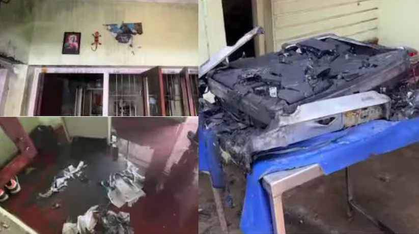 ടിവി പൊട്ടിത്തെറിച്ചു; കണ്ടുകൊണ്ടിരുന്ന വിദ്യാർത്ഥിക്ക് പരിക്ക് പൊട്ടിത്തെറിച്ചത് വൻ ശബ്‌ദത്തോടെ 