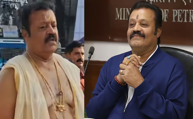 സുരേഷ് ഗോപിയുടെ കഴുത്തിലെ പുലിപ്പല്ല് മാല എവിടെ നിന്ന്?’ അന്വേഷണം വേണം, ഡിജിപിക്ക് പരാതി