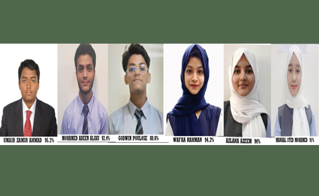 സി ബി എസ് ഇ പത്ത്, പന്ത്രണ്ട്, അൽ ആലിയ സ്കൂളിന് മികച്ച വിജയം