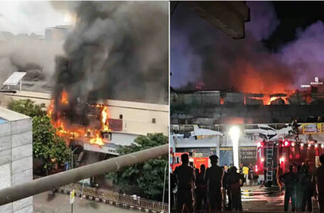 നഗരമധ്യത്തില്‍ കത്തിയമര്‍ന്ന് തുണി ഗോഡൗണ്‍, തീ നിയന്ത്രണ വിധേയമായത് അഞ്ച് മണിക്കൂറിന് ശേഷം, റിപ്പോർട്ട് തേടി സർക്കാർ