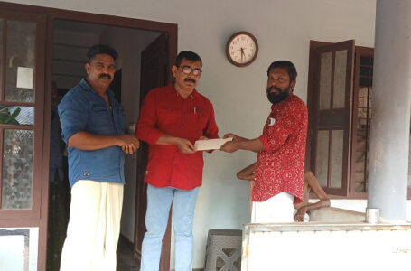 കളംന്തോട് അമ്മ വൃദ്ധസദനത്തിന് കേളിയുടെ കൈത്താങ്ങ്.