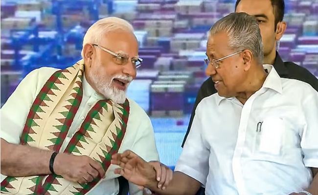 പലരുടെയും ഉറക്കം കെടുത്തും, കമ്മ്യൂണിസ്റ്റ് മന്ത്രി അദാനി പങ്കാളിയെന്ന് പറയുന്നതാണ് മാറ്റം’; വിഴിഞ്ഞം വേദിയില്‍ രാഷ്ട്രീയം പറഞ്ഞ് മോദി-
