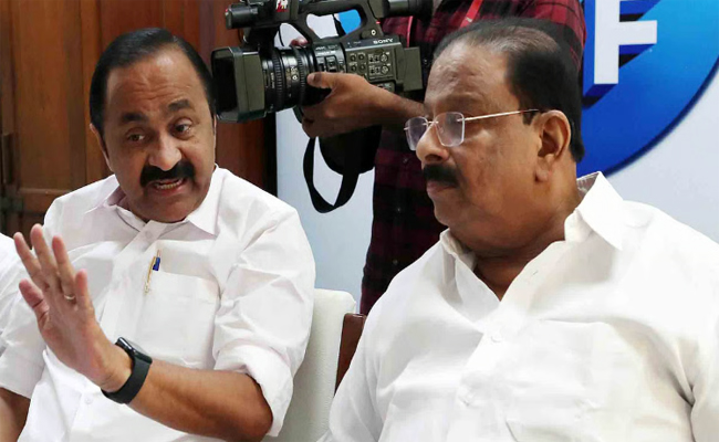 അന്‍വറിനെച്ചൊല്ലി കോണ്‍ഗ്രസില്‍ പൊട്ടിത്തെറി; സതീശന്‍ ഒറ്റയ്ക്ക് തീരുമാനിക്കേണ്ടെന്ന് സുധാകരന്‍