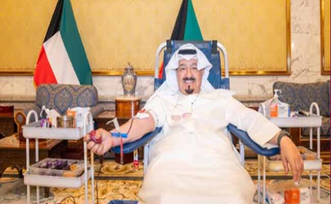 കുവൈത്തിൽ രാജ്യവ്യാപകമായി രക്തദാന ക്യാമ്പയിന്‍ ആരംഭിച്ചു , പ്രധാനാന്ത്രി ഉള്‍പ്പടെയുള്ളവര്‍ രക്തദാനം നടത്തി