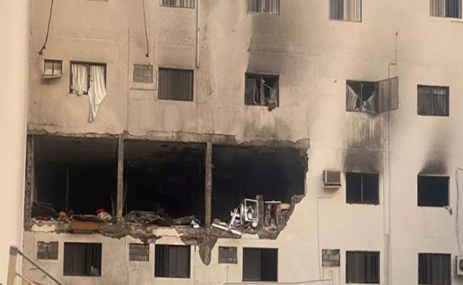 സൗദി അൽകോബാറിൽ ഗ്യാസ് സിലിണ്ടർ പൊട്ടിത്തെറിച്ച് അപകടം,പരിക്കേറ്റവരെ ആശുപത്രിയിലേക്ക് മാറ്റി