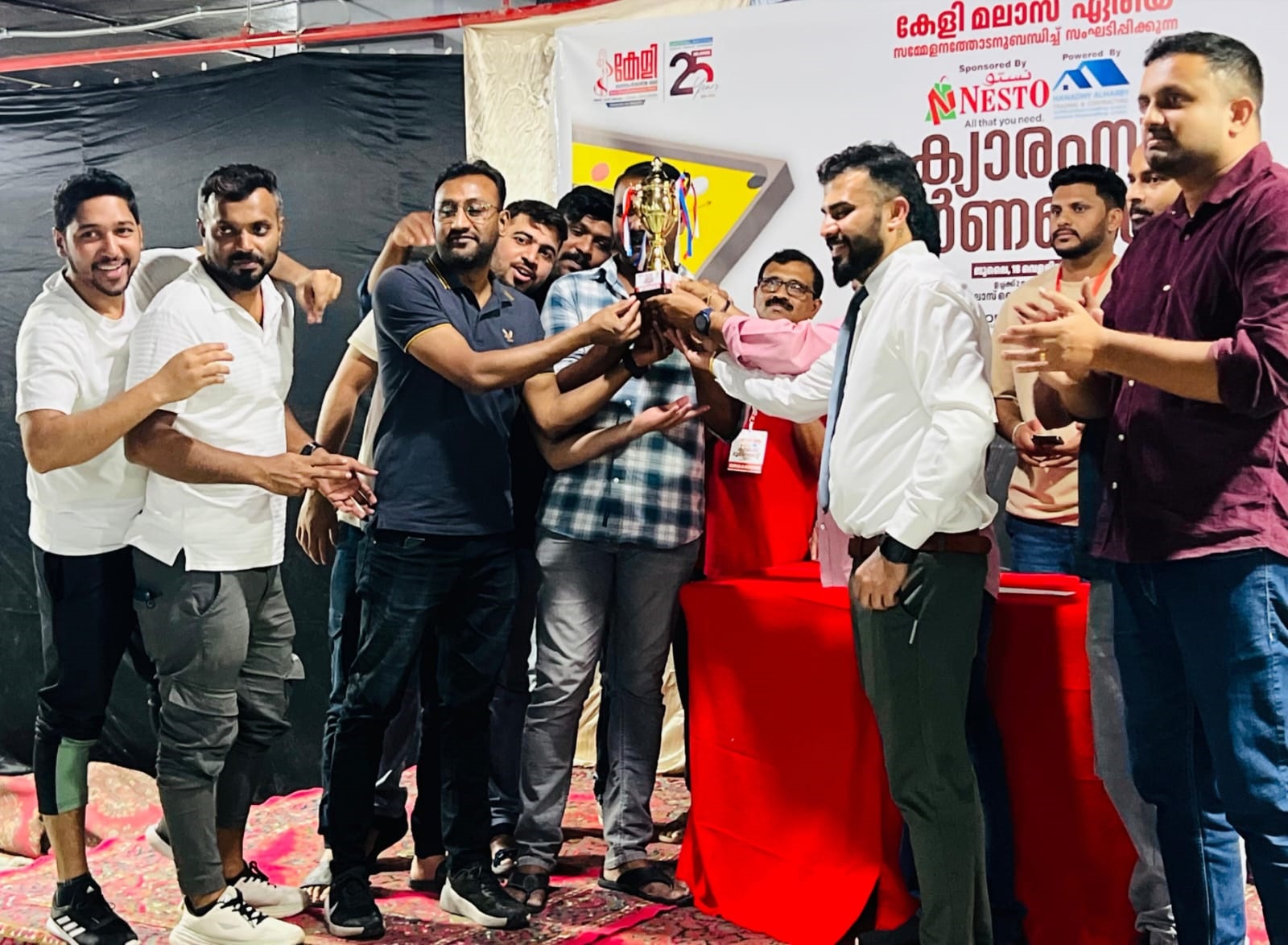 കേളി  കാരംസ്‌ ടൂർണമെന്റ് സംഘടിപ്പിച്ചു.