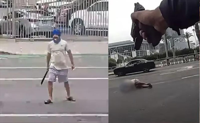 യുഎസിൽ നടുറോഡിൽ വാളുമായി അഭ്യാസം; സിഖ് വംശജനെ പൊലീസ് വെടിവച്ചു കൊലപ്പെടുത്തി; വീഡിയോ