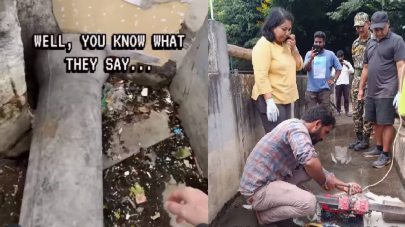 നാട്ടുകാരും അധികൃതരും മുന്നിട്ടിറങ്ങി, നടക്കാൻ കഴിയാതിരുന്ന നടപ്പാത വേറെ ലെവലായി കനേഡിയൻ യുവാവിന്റെ വീഡിയോ വൈറലായി