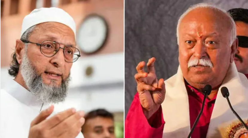 ആർഎസ്എസ് മേധാവിക്കെതിരെ ഒവൈസി’കുട്ടികളുടെ എണ്ണം കുടുംബങ്ങൾ തീരുമാനിക്കേണ്ട  വിഷയമല്ലേ, ബ്രഹ്മചാരികൾ എന്തിനാണ് അഭിപ്രായം പറയുന്നത്’