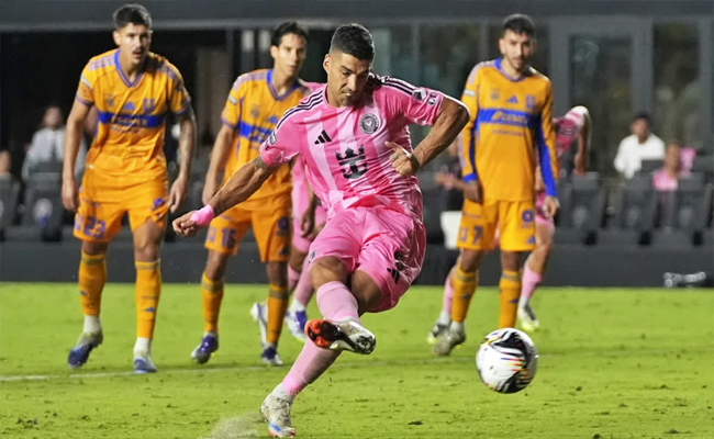 സുവാരസിന് ഇരട്ട ഗോൾ; ഇന്‍റര്‍ മയാമി ലീഗ്‌സ് കപ്പ് സെമിയിൽ, ടൈഗ്രെസ് യുഎഎൻഎല്ലിനെ വീഴ്‌ത്തി