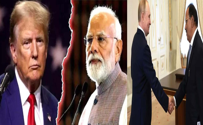 കടുത്ത നടപടിയുമായി ട്രംപ്: ഇന്ത്യക്കെതിരെ അധിക തീരുവ; നികുതി 50 ശതമാനമാക്കി ഉയര്‍ത്തി; നീതി രഹിതവും ന്യായീകരിക്കാനാവാത്തതുമായ നടപടി’:  അധിക തീരുവയില്‍ രൂക്ഷ വിമര്‍ശനവുമായി ഇന്ത്യ, തീരുവ ഭീഷണിക്കിടെ അജിത് ഡോവല്‍ മോസ്‌കോയില്‍; വ്യാപാര ബന്ധം കൂടുതല്‍ ശക്തിപ്പെടുത്തും