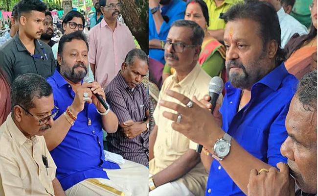 മുഖ്യമന്ത്രിയെ തിരക്കി പോകാന്‍ പറ്റുമോയെന്ന് വയോധിക; എന്നാല്‍ പിന്നെ തന്റെ നെഞ്ചത്തോട്ട് കയറിക്കോയെന്ന് സുരേഷ് ഗോപി