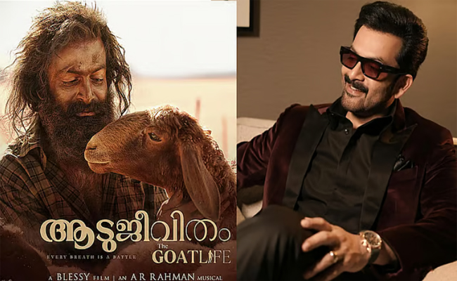 ഏതെങ്കിലും പത്ത് പേർ കണ്ട് മാര്‍ക്കിടാനല്ല സിനിമയെടുക്കുന്നത്’; ആടുജീവിതത്തിനുള്ള അംഗീകാരം പ്രേക്ഷകര്‍ നല്‍കിയെന്ന് പൃഥ്വിരാജ്, വിഡിയോ