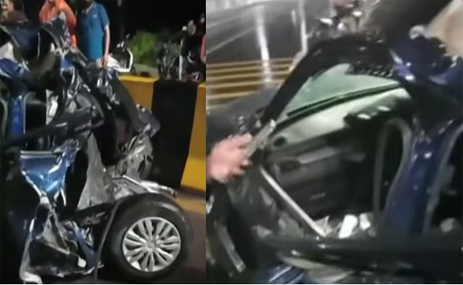 മലപ്പുറത്ത് വിദ്യാർഥികൾ സഞ്ചരിച്ച കാർ നിർത്തിയിട്ട ലോറിക്ക് പിന്നിൽ ഇടിച്ചു കയറി; 2 മരണം, 3 പേർക്ക് പരിക്ക്