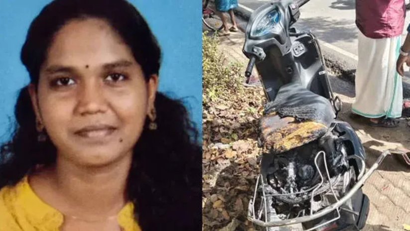 കൊല്ലത്ത് സ്‌കൂട്ടർ  ബസിലിടിച്ച്  പ്രതിശ്രുതവധുവിന്  ദാരുണാന്ത്യം, ബാങ്ക് ജോലി ലഭിച്ചത് കഴിഞ്ഞ തിങ്കളാഴ്ച