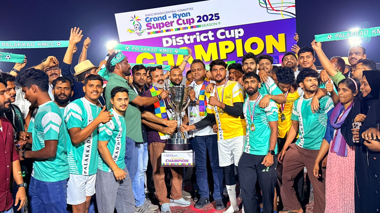 കെഎംസിസി ഗ്രാന്റ് റയാൻ സൂപ്പർ കപ്പ് :സ്വപ്ന ഫൈനലിൽ പാലക്കാടിന് സുവർണ്ണ കിരീടം.