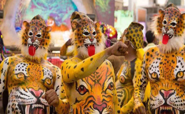 ഇന്ന് തൃശൂരില്‍ പുലിയിറക്കം, കുടവയര്‍ കുലുക്കി നഗരഹൃദയം കീഴടക്കും; ഉച്ചയ്ക്ക് ശേഷം പ്രാദേശിക അവധി