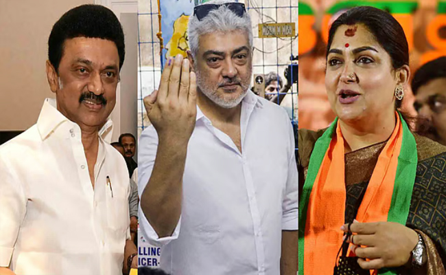 മുഖ്യമന്ത്രി സ്റ്റാലിന്‍, താരങ്ങളായ അജിത് കുമാര്‍, ഖുഷ്ബു തുടങ്ങിയവര്‍ക്ക് ബോംബ് ഭീഷണി