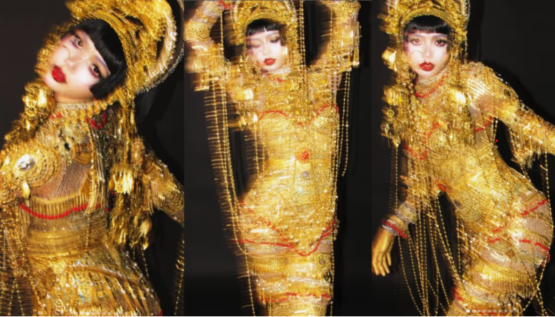 ലിസയുടെ ‘ജിബാരോ’ ഹാലോവീൻ ലുക്ക് : ഞെട്ടി ആരാധകർ; തല മുതൽ പാദം വരെ ശരീരമാകെ സ്വർണം കൊണ്ട് പൊതിഞ്ഞുബ്ലാക്ക്‌പിങ്ക് താരം