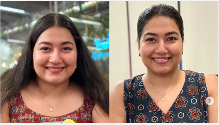 ’80ൽ നിന്ന് 65 കിലോയിലേക്ക്, ഈ  യാത്ര  ഒട്ടും  എളുപ്പമായിരുന്നില്ല’; ട്രാൻസ്‌ഫോർമേഷൻ  ചിത്രങ്ങൾ പങ്കുവച്ച് ഗ്രേസ് ആന്റണി