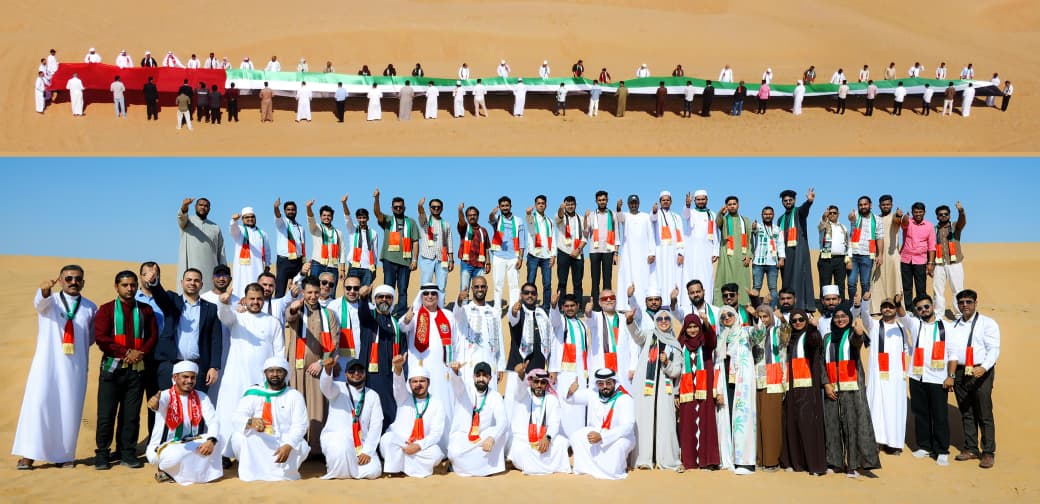 യു.എ.ഇ ദേശീയ ദിനാഘോഷം: 54 മീറ്റർ ഭീമൻ പതാകയുമായി യാബ് ലീഗൽ സർവീസസ്