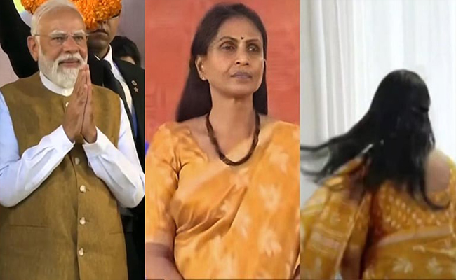 പ്രധാനമന്ത്രിയുടെ അടുത്തേക്ക് പോകാതെ സ്‌റ്റേജില്‍ മാറി നിന്ന് ശ്രീലേഖ