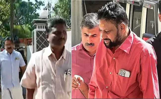 തന്ത്രി കണ്ഠരര് രാജീവരുടെ വീട്ടിലെത്തി ബിജെപി നേതാക്കള്‍; കുടുംബാംഗങ്ങളെ കണ്ടു