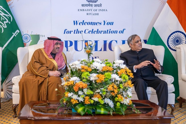 ഇന്ത്യൻ എംബസി നയതന്ത്ര, പ്രവാസി പ്രതിനിധികൾക്ക് സ്വീകരണമൊരുക്കി